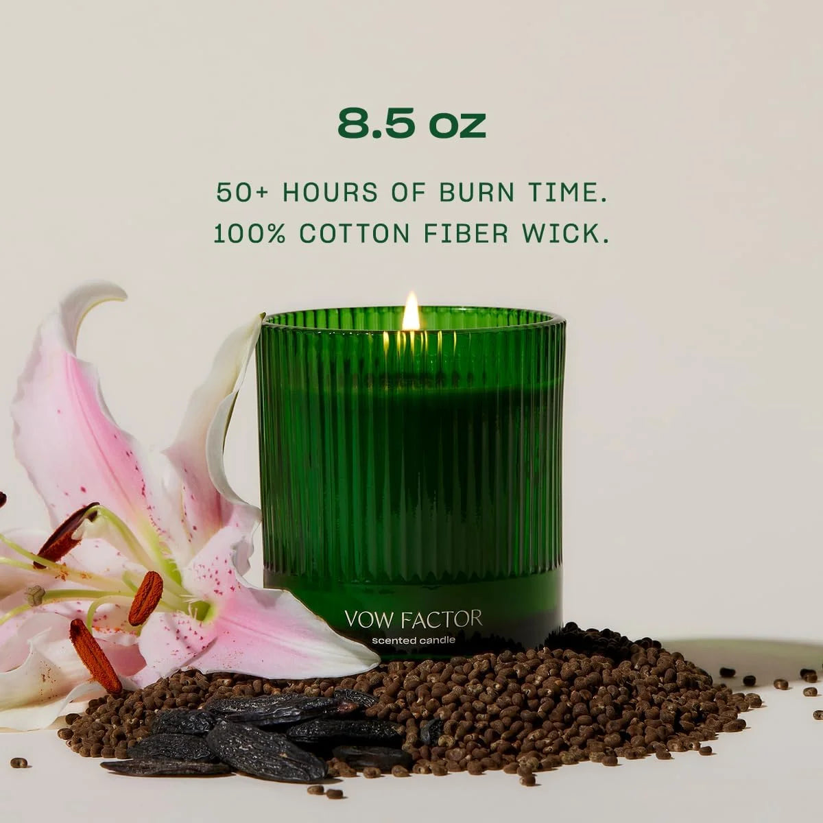 Snif Vow Factor Luxury Scented Candle, 8.5 oz
