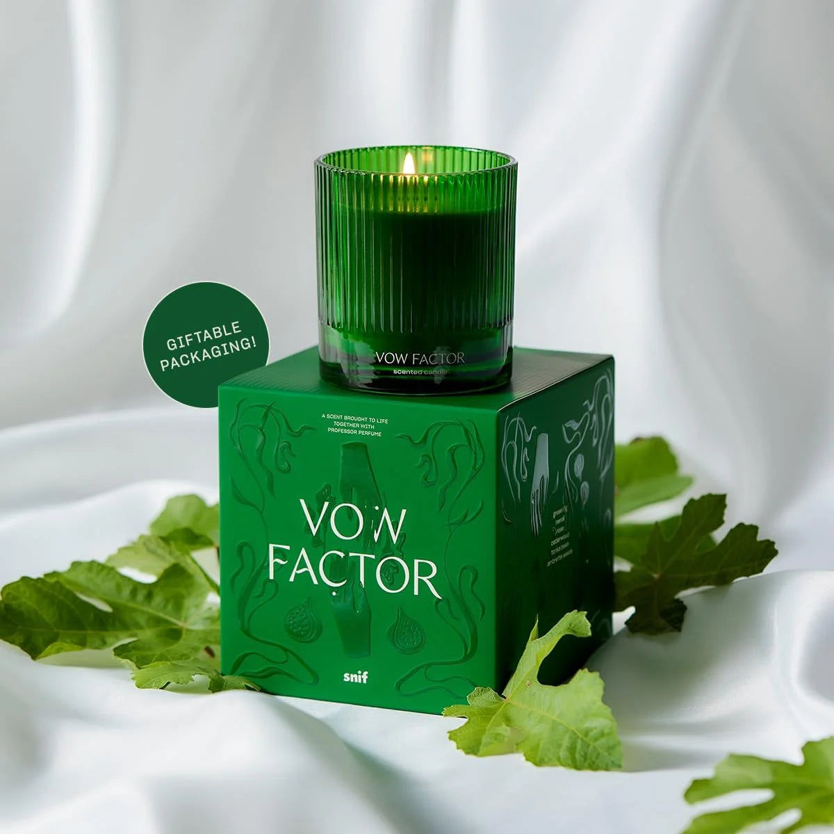 Snif Vow Factor Luxury Scented Candle, 8.5 oz