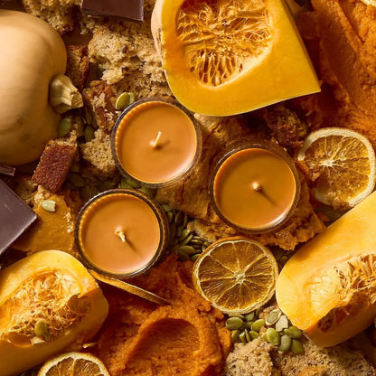 Half Baked Pumpkin Smash Scented Votive Candles by Snif, Fall Scent