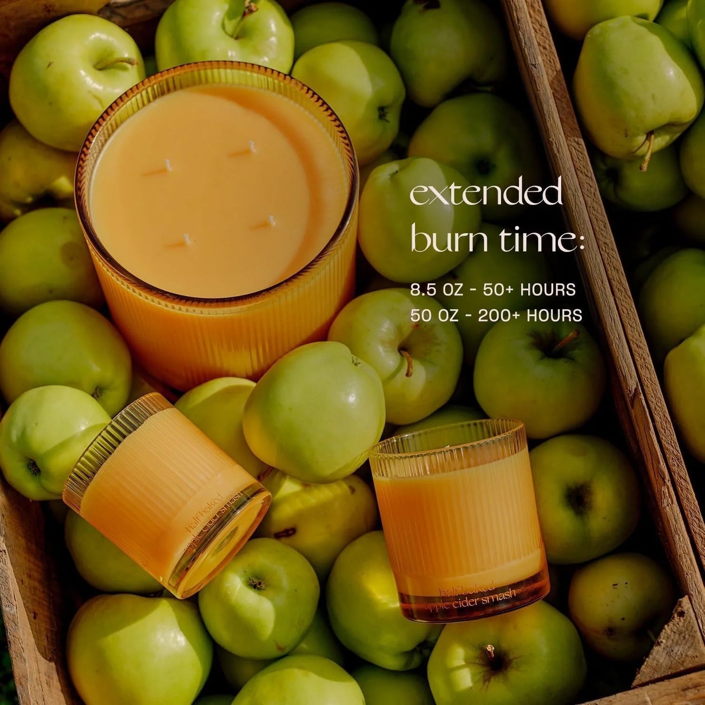 Half Baked Apple Cider Smash Scented Candle by Snif, 8.5oz