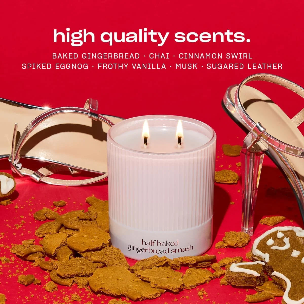 Half Baked Harvest Gingerbread Smash Holiday Scented Candle by Snif, 8.5oz