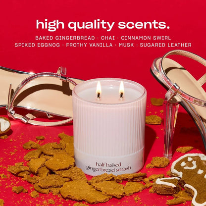 Half Baked Harvest Gingerbread Smash Holiday Scented Candle by Snif, 8.5oz