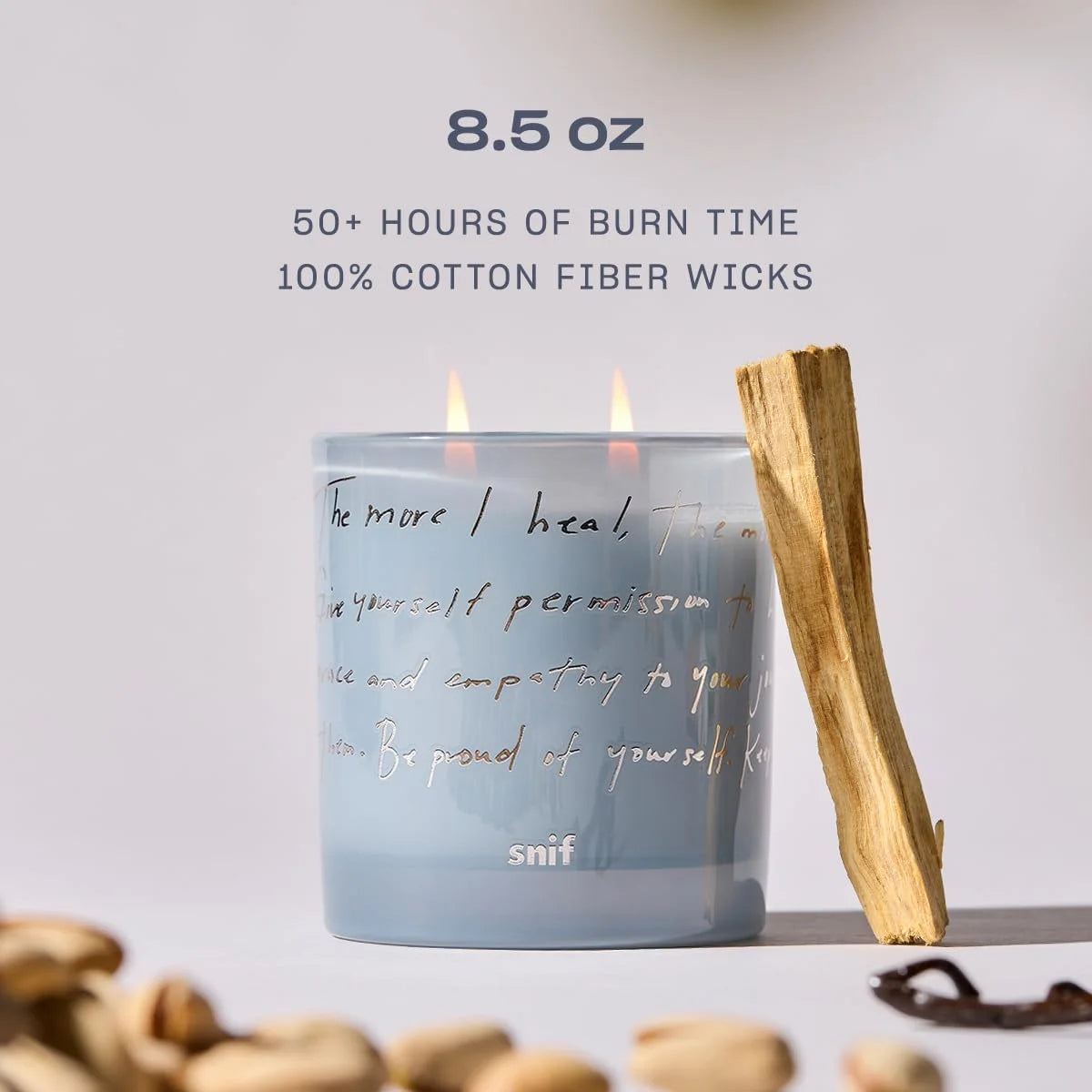 Snif Heal The Way Luxury Scented Candle, 8.5 oz