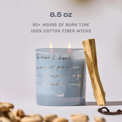 Snif Heal The Way Luxury Scented Candle, 8.5 oz