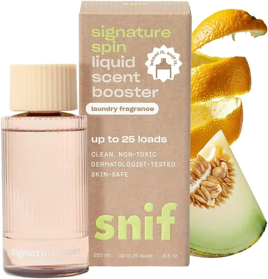 Snif Signature Spin Non-Toxic Liquid Laundry Scent Booster, 25 Loads, 8.5oz
