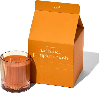 Half Baked Pumpkin Smash Scented Candle by Snif, 8.5oz