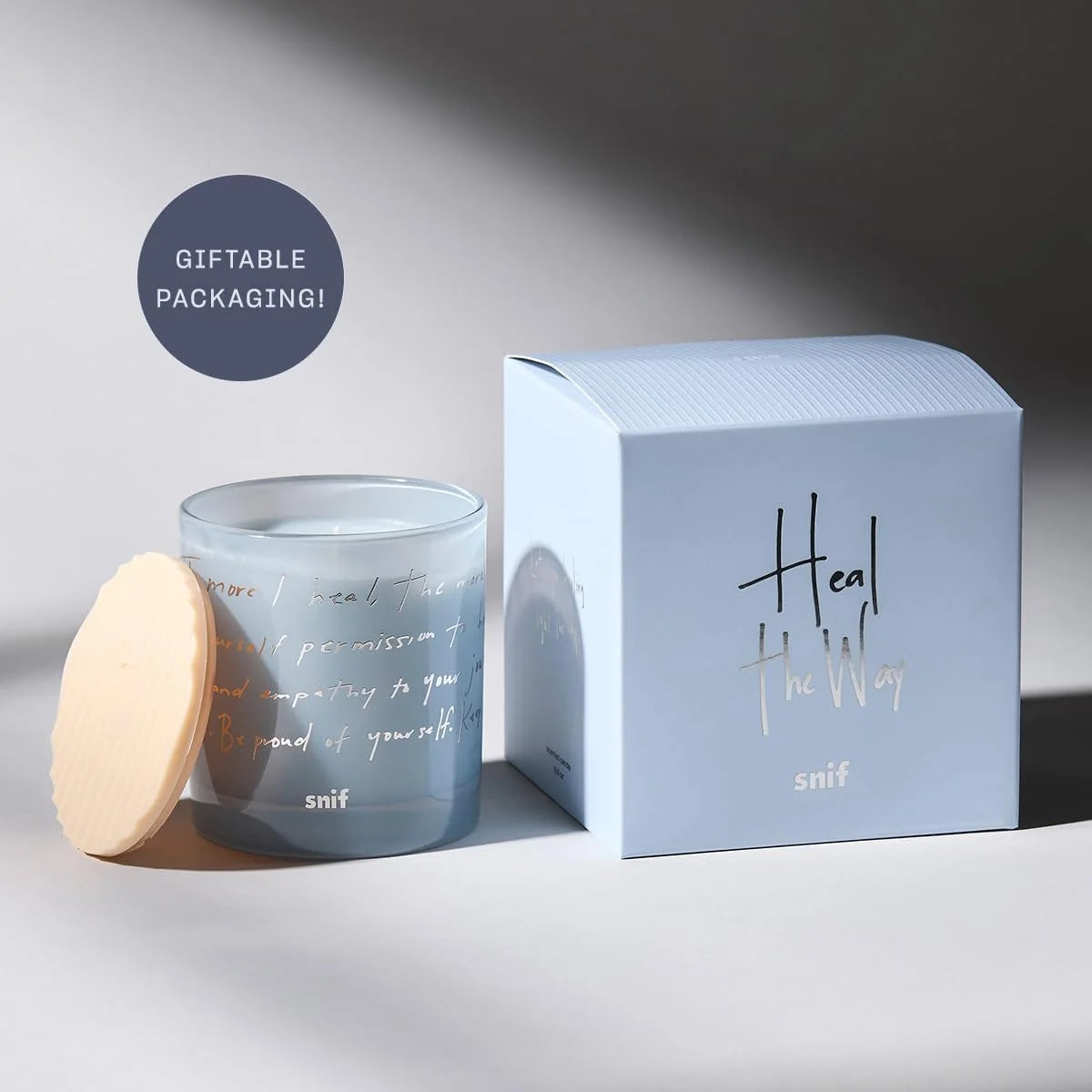 Snif Heal The Way Luxury Scented Candle, 8.5 oz
