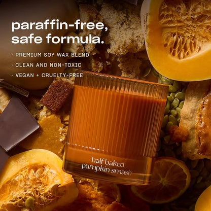 Half Baked Pumpkin Smash Scented Candle by Snif, 8.5oz