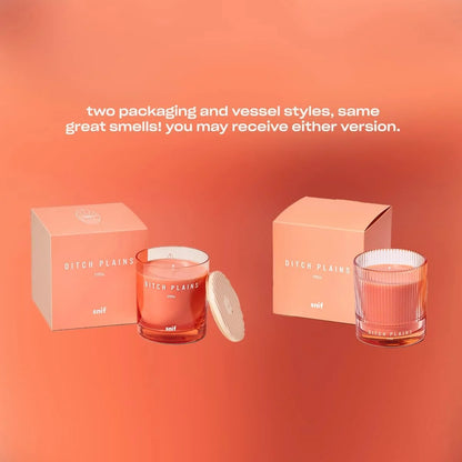 Snif Ditch Plains Scented Candle, Non-Toxic Designer Scents 8.5 oz