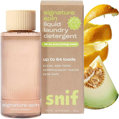 Snif Signature Spin Scented Liquid Laundry Detergent, 64 Loads, 32oz