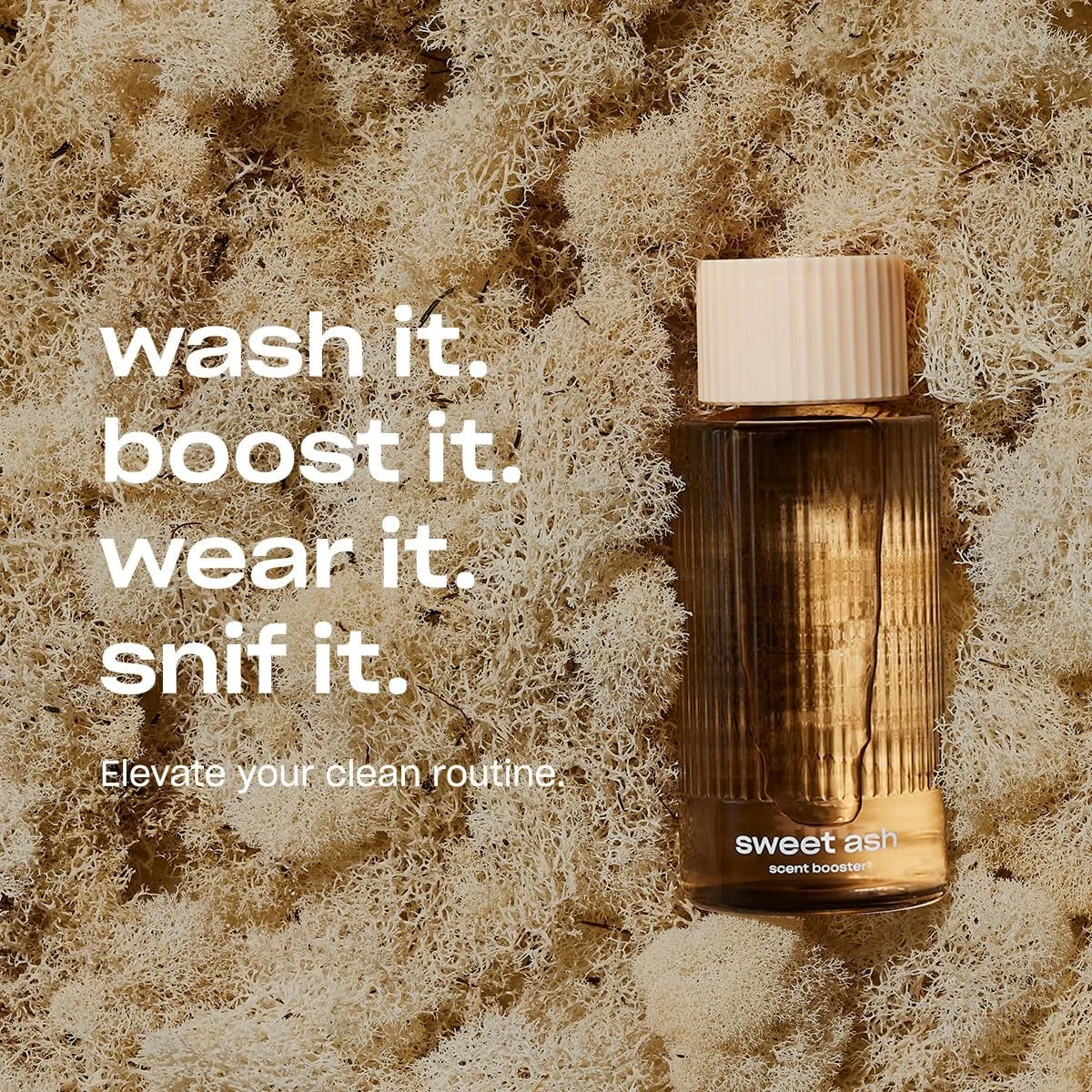 Snif Sweet Ash Non-Toxic Liquid Laundry Scent Booster, 25 Loads, 8.5oz