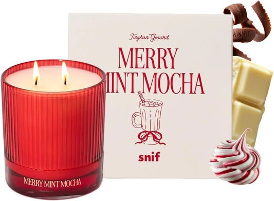 Half Baked Merry Mint Mocha Candle by Snif, 8.5 oz