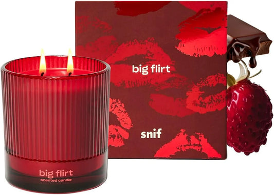 Snif Big Flirt Luxury Scented Candle, 8.5 oz