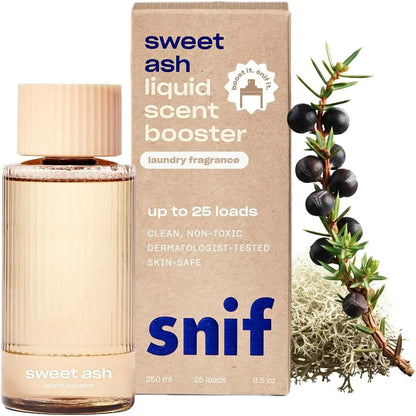 Snif Sweet Ash Non-Toxic Liquid Laundry Scent Booster, 25 Loads, 8.5oz