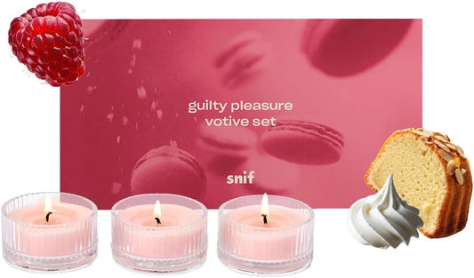 Snif Guilty Pleasure Votives Luxury Scented Candles
