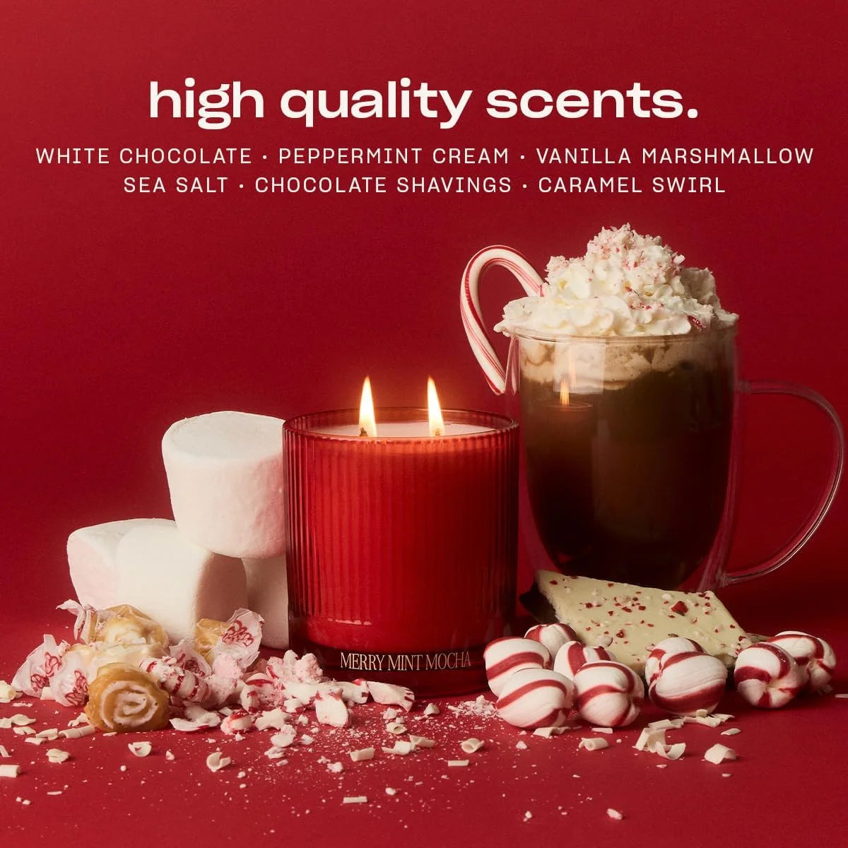 Half Baked Merry Mint Mocha Candle by Snif, 8.5 oz