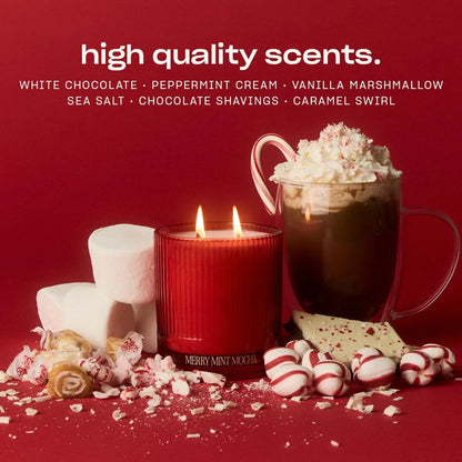 Half Baked Merry Mint Mocha Candle by Snif, 8.5 oz