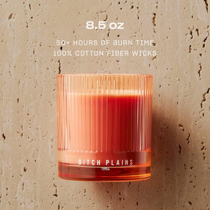 Snif Ditch Plains Scented Candle, Non-Toxic Designer Scents 8.5 oz