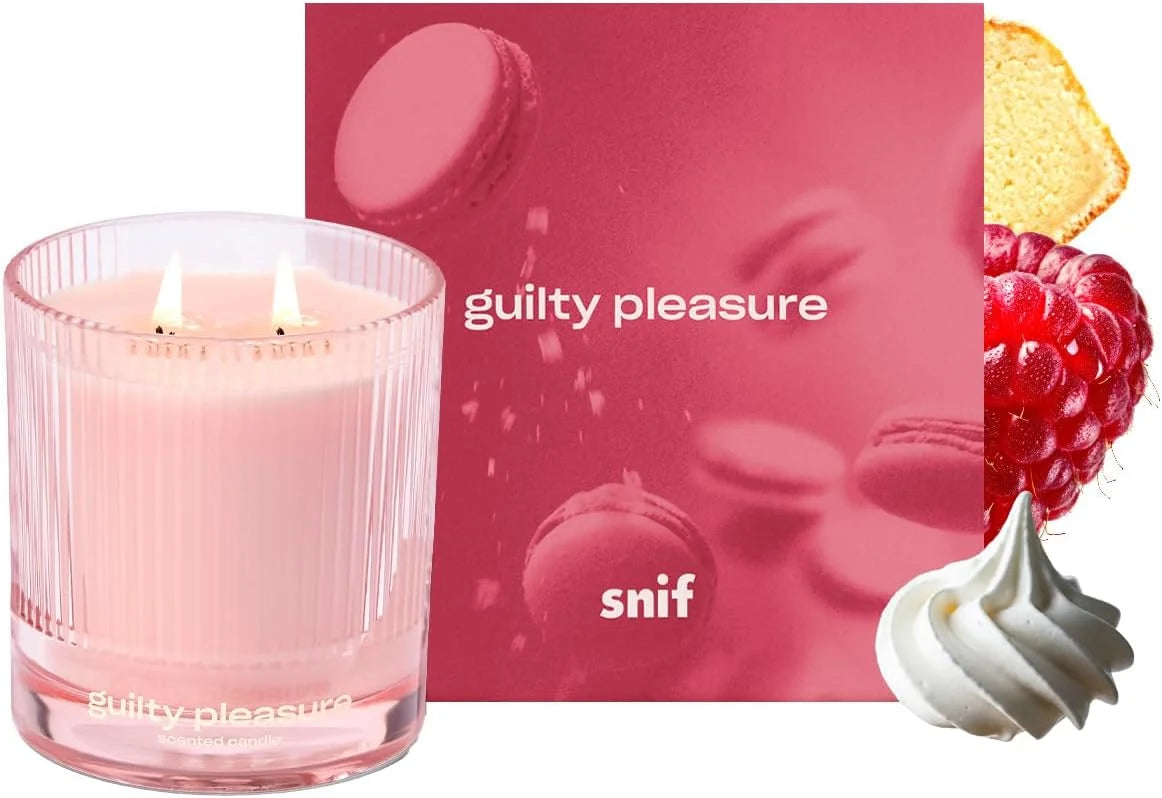 Snif Guilty Pleasure Luxury Scented Candle, 8.5oz