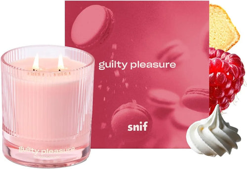 Snif Guilty Pleasure Luxury Scented Candle, 8.5oz