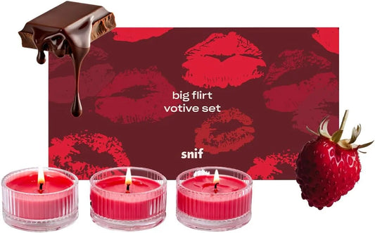 Snif Luxury Scented Candles, Big Flirt Votives