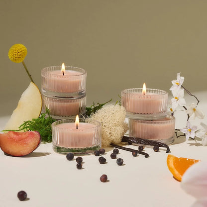 Snif G.O.A.T. Votive Candle Set, 5 Premium Scented Candles, 100% Cotton Fiber Wicks, Soy Wax Blend, Non-Toxic, Vegan